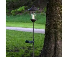 Lauko LED lempa „Messina“ su saulės baterija (78 cm)