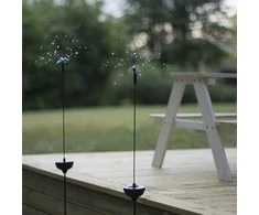 Lauko LED lemputė „Firework“ su saulės baterija (100 cm)