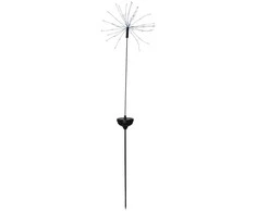 Lauko LED lemputė „Firework“ su saulės baterija (100 cm)