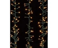 LED girlianda 400 LED, 4 m, šiltai balta