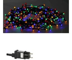 LED girlianda „Cherry Ball“ 200 LED, multispalvė, 16 m