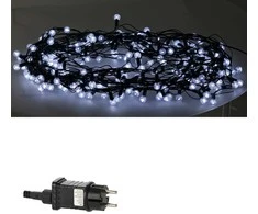 LED girlianda „Cherry Ball“ 200 LED, šaltai balta, 16 m