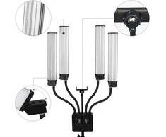 LED panelinės lempos su trikoju