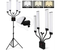 LED panelinės lempos su trikoju