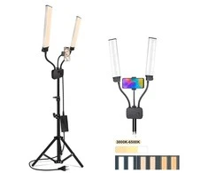 LED panelinės lempos su trikoju DOUBLE