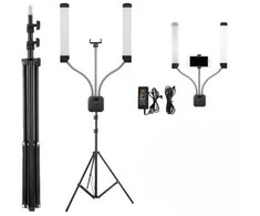 LED panelinės lempos su trikoju DOUBLE