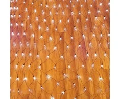 LED švieselių užuolaida–tinklas 320 LED, 3x2 m, šaltai balta