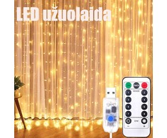 LED USB užuolaida - girlianda