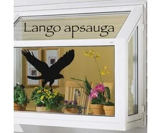Lipdukas Apsaugai Nuo Paukščių Atsitrenkimo Į Langus