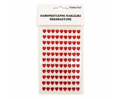 lipnios dekoratyvinės širdelės, raudonos