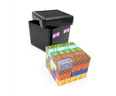 Magnetinis „Minecraft“ tipo konstruktorius kvadratinėje dėžutėje