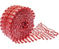Maisto tinklelis Raudonas 22cm x 4m