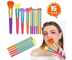 Makiažo šepetėliai "Rainbow"