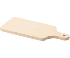 Medinė pjaustymo lentelė su rankena 31 × 13,5 cm