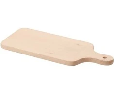 Medinė pjaustymo lentelė su rankena 36 × 15,5 cm