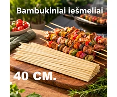 Mediniai iešmeliai 40 cm, 200 vnt.
