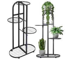 Metalinis augalų stovas 4 vazonams, 81,5 cm