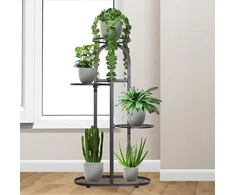 Metalinis augalų stovas 4 vazonams, 81,5 cm
