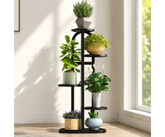 Metalinis augalų stovas 6 vazonams, 90 cm