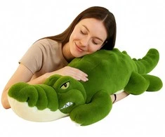 Skleplolki Minkštas pliušinis krokodilas – 100 cm