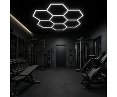 Lubinis šviestuvas ZD211C LED lempa, 7 šešiakampiai, 234x244 cm
