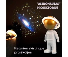 Naktinis projektorius "Astronautas"