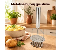 Nerūdijančio plieno bulvių grūstuvas