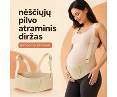 Nėščiųjų pilvo atraminis diržas su petnešomis 5730