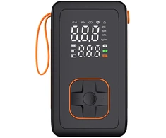 Nešiojama akumuliatorinė pompa su skaitmeniniu ekranu ir powerbank funkcija