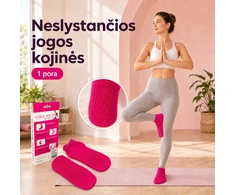 Neslystančios jogos kojinės, 1 pora