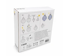 pakabinamas saulės energijos LED žibintas „festival“, 20 cm