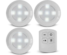 Pakabinamas šviestuvas 3X Led lemputės su pulteliu