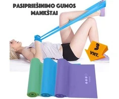 Pasipriešinimo Gumų Rinkinys 3 Vnt.