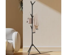 Pastatoma drabužių kabykla su kabliukais (170 cm)