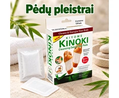 Pėdų pleistrai su aukso folija „Kinori“, 10 vnt.