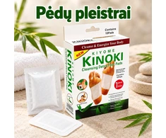 Pėdų pleistrai su aukso folija „Kinori“, 10 vnt.