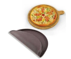 Perforuota kepimo forma picai – Ø34,5 × 1,5 cm