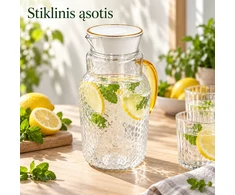 Plastikinis asotis su dangčiu ir rankena 1600 ml TR2359