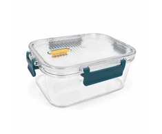 Plastikinių maisto laikymo indų rinkinys su sandariais dangčiais (3 vnt.)
