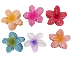 Plaukų segtukai – gėlytės 8 cm (6 vnt.)