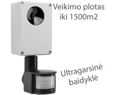 Profesionali Ultragarsinė Baidyklė 1500m2