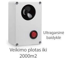 Profesionali Ultragarsinė Baidyklė 2000m2