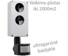 Profesionali ultragarsinė baidyklė 2000m2