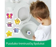Puoduko treniruočių lipdukai, 5 vnt.