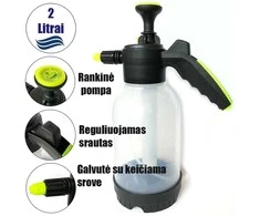 Rankinis slėginis sodo purkštuvas 2 l (skaidrus)