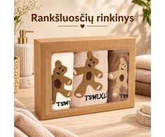 Rankšluostis 3 vaikiškų rankšluostukų rinkinys