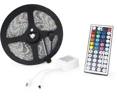 RGB LED juosta 5M 16 spalvų