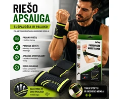 Riešo įtvaras (suveržiamas)