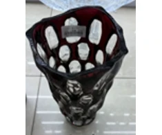 „Rubino mozaika“ dekoratyvinė stiklinė vaza