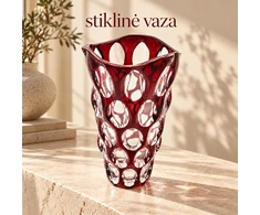 „Rubino mozaika“ dekoratyvinė stiklinė vaza